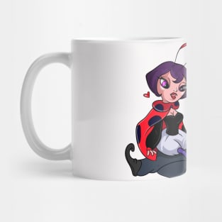 Sassy Gnome Valentine Love Bug Ladybug Mug